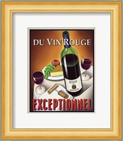 Du Vin Rouge Exceptionnel Fine Art Print