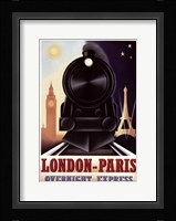 London-Paris Overnight Express Fine Art Print