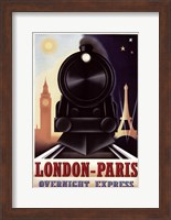 London-Paris Overnight Express Fine Art Print