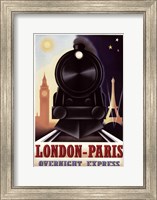 London-Paris Overnight Express Fine Art Print