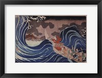 Nichiren Calms a Storm in Kakuda Fine Art Print