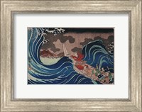 Nichiren Calms a Storm in Kakuda Fine Art Print