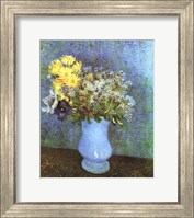 Vase with Lilacs, Daisies and Anemone Fine Art Print