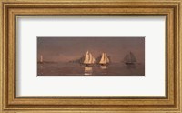 Gloucester, Mackerel Fleet at Dawn, 1884 Fine Art Print