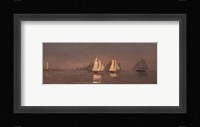 Gloucester, Mackerel Fleet at Dawn, 1884 Fine Art Print