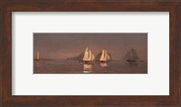 Gloucester, Mackerel Fleet at Dawn, 1884 Fine Art Print