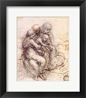 Virgin and Child with St. Anne Fine Art Print