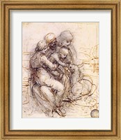 Virgin and Child with St. Anne Fine Art Print