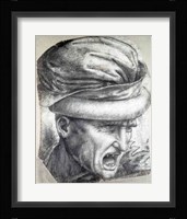 Head of a Warrior Fine Art Print