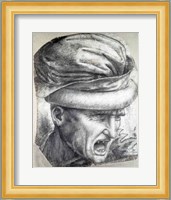 Head of a Warrior Fine Art Print