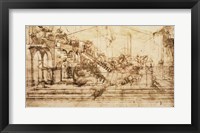 Perspective Study for the Background of The Adoration of the Magi Framed Print
