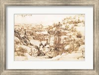 Arno Landscape, 5th August, 1473 Fine Art Print