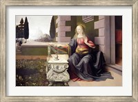 Virgin Mary, from the Annunciation, 1472-75 Fine Art Print