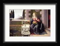 Virgin Mary, from the Annunciation, 1472-75 Fine Art Print
