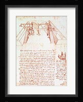 Pulley System for the Construction of a Staircase Fine Art Print