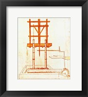 Hydraulic Water Pump for a Fountain Fine Art Print