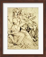 Lady with a Unicorn Fine Art Print