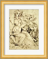Lady with a Unicorn Fine Art Print