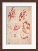 Study for the Infant Christ Fine Art Print