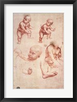 Study for the Infant Christ Fine Art Print