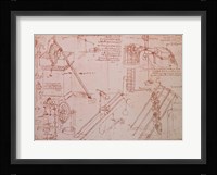 Studies of Hydraulic Devices Fine Art Print
