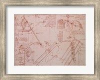 Studies of Hydraulic Devices Fine Art Print