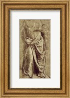Drapery Study for a Standing Figure Seen from the Front Fine Art Print
