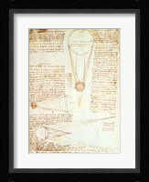 Studies of the Illumination of the Moon 1r from Codex Leicester Fine Art Print