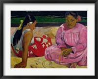 Women of Tahiti, On the Beach, 1891 Fine Art Print