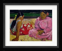 Women of Tahiti, On the Beach, 1891 Fine Art Print