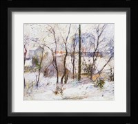 Garden under Snow, 1879 Fine Art Print