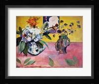 Flowers and a Japanese Print, 1889 Fine Art Print