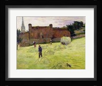 Haymaking in Brittany, 1888 Fine Art Print
