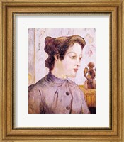 Portrait of a Young Woman, 1886 Fine Art Print