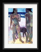 Two Tahitian Women on the Beach, 1891 Fine Art Print