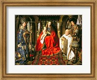 Madonna and Child with Canon Joris van der Paele, 1436 Fine Art Print