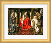 Madonna and Child with Canon Joris van der Paele, 1436 Fine Art Print