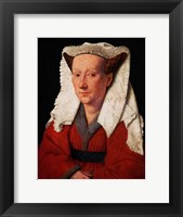 Portrait of Margaret van Eyck, 1439 Fine Art Print