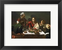 The Supper at Emmaus, 1601 Fine Art Print