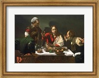 The Supper at Emmaus, 1601 Fine Art Print