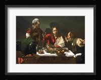 The Supper at Emmaus, 1601 Fine Art Print