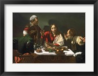 The Supper at Emmaus, 1601 Fine Art Print