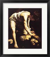 David Victorious over Goliath, c.1600 detail Fine Art Print