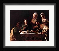 Supper at Emmaus, 1606 Fine Art Print