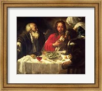 The Supper at Emmaus, c.1614-21 Fine Art Print