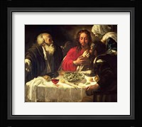The Supper at Emmaus, c.1614-21 Fine Art Print
