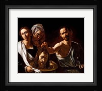Salome Receives the Head of Saint John the Baptist, 1607-10 Fine Art Print