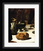 The Supper at Emmaus, Detail 1601 (bread) Fine Art Print