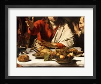 The Supper at Emmaus, Detail 1601 Fine Art Print