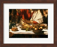 The Supper at Emmaus, Detail 1601 Fine Art Print